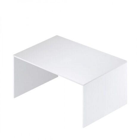 Pequeño escritorio de madera Ash White 120x73x h73 cm