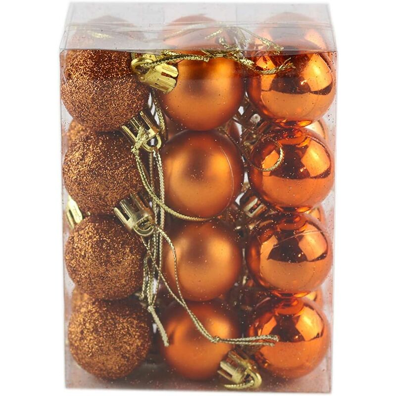 

Pequeños adornos de bolas de Navidad Decoración de Navidad inastillable Bolas de árbol para decoración de bodas de vacaciones, Adornos de árbol Los