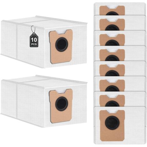 Per 10 pezzi di sacchetti per la polvere di ricambio compatibili con gli accessori per aspirapolvere Eufy Omni C20/C10, grande capacità 3L
