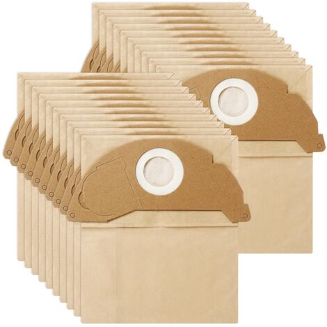 PER 20 pezzi di sacchetti per aspirapolvere per WD2 MV2 WD 2.200 WD2250 A2004 A2054 A2099, 6.904-322.0 Robot Aspirapolvere, Sacchetti per aspirapolvere Karcher, Bagnato e asciutto, Accessori premium