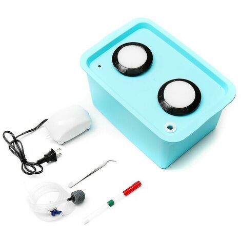 Per 220V Hydroponic Grow Color Box 2 Hole Indoor DWC Aerobico Sistema di coltivazione fuori suolo W