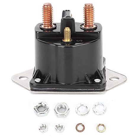 per avvisare relè verricello 12 V Relè solenoide verricello Relè solenoide controllo verricello Accessorio di ricambio in acciaio inossidabile 4 terminali 72631 28631 12 V
