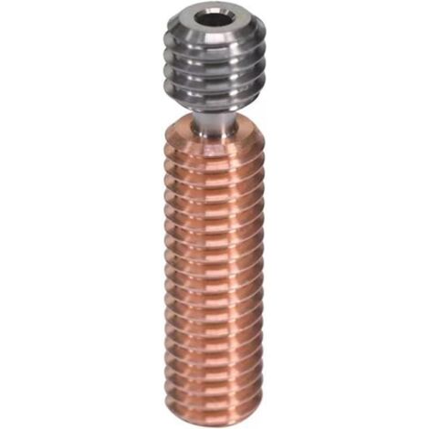 Per Ender3S1 Lega di titanio bimetallica Heatbreak Lega di rame M6 x 26 mm per stampante a filamento da 1,75 mm