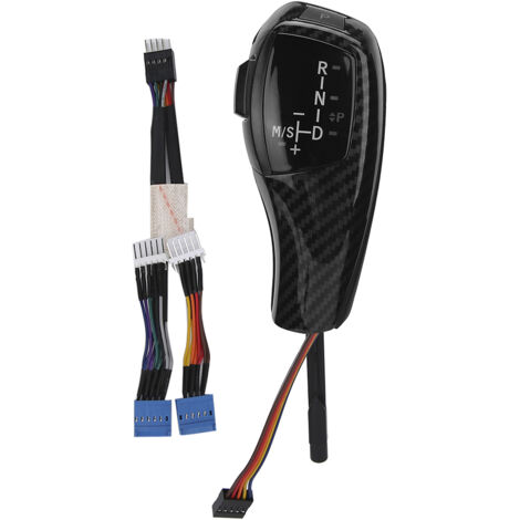 Per F30 Style LHD Kit di retrofit pomello cambio automatico LED BMW E90 E92 E84 E89 Fibra di carbonio