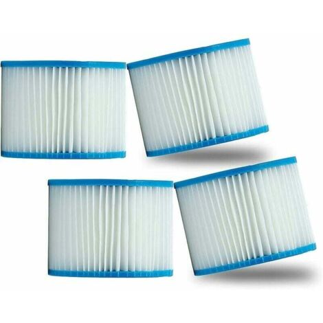 per filtro Bestway Insert VI, filtro sostitutivo per Lay-Z-Spa Miami, per Vegas, per MONACO. Filtro per cartuccia filtro piscine Bestway VI, misura 6-58323 (4 pezzi)
