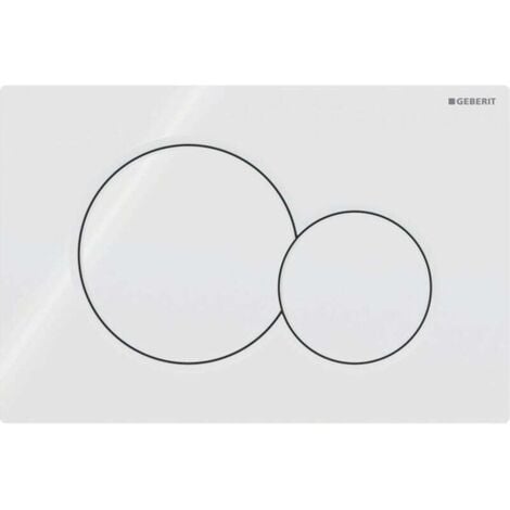 ZVD Per Geberit Sigma01 - Placca di comando SIgma01, Bianco - 115.770.11.5