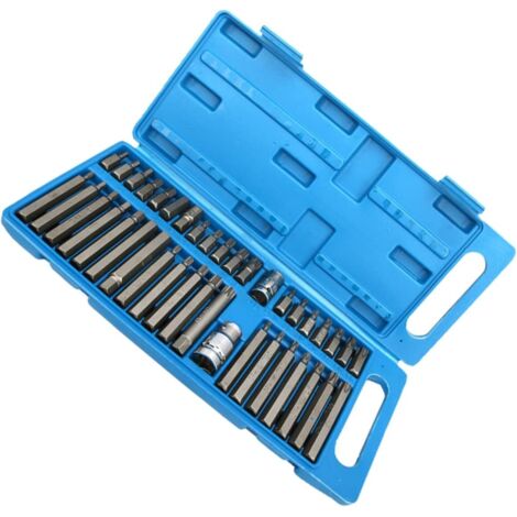 Per kit esagonale e a bussola da 40 pezzi per strumenti di riparazione automobilistica meccanici, conservazione e durata