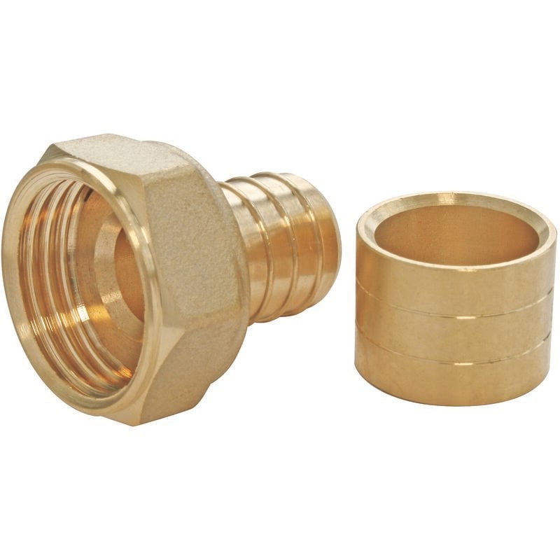 Raccord à glissement pour per Ø16- Ecrou tournant 15/21 (1/2')- Sachet 10 pièces