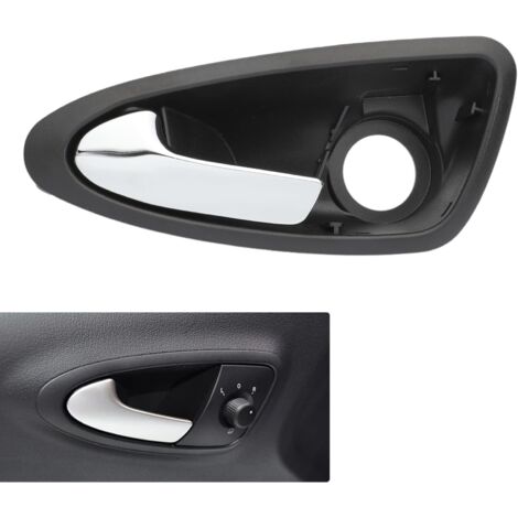 per Seat Ibiza 6J Maniglia della portiera 6J1837113A Maniglia interna cromata per conducente anteriore sinistra per Ibiza 2009-2017