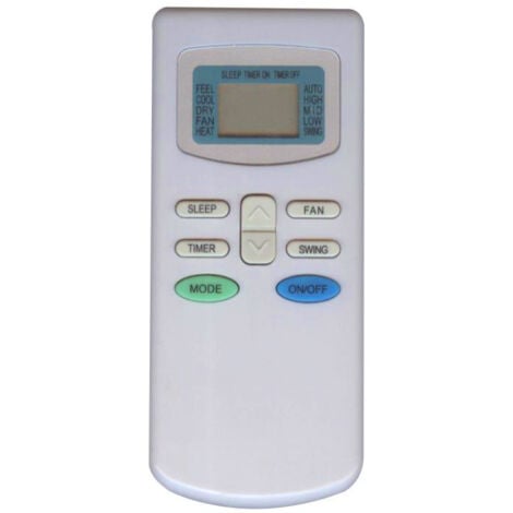 TLILY per telecomando aria condizionata GYKQ-03 QYKQ-03 KT-TL1 KFRD-71LW GYKQ-63, bianco