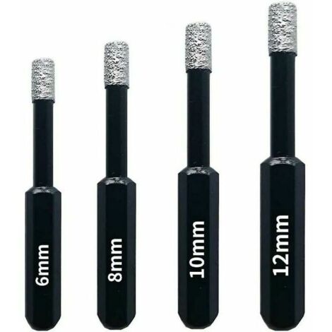 Manette Fatto Per Ricordare Sopravvivere Punte Trapano Per Piastrelle Dure Grafi - Foto 9