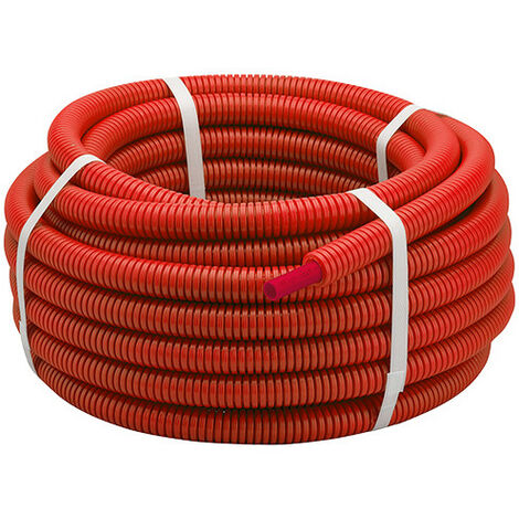 Tube PER gainé rouge