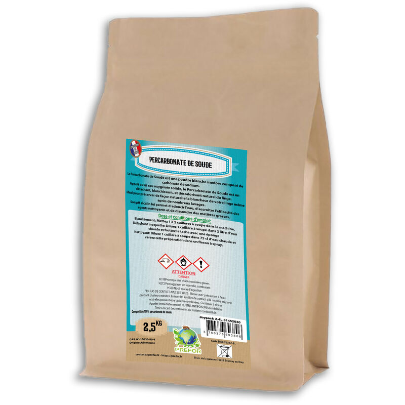 Prefor - Percarbonate de soude Doypack 2.4L 2.5kg