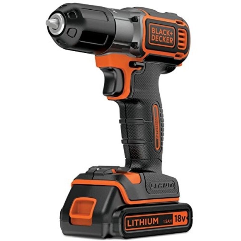 Perceuse-Visseuse Black & Decker ASD18KB – 18V Autosense Avec 2 Batteries