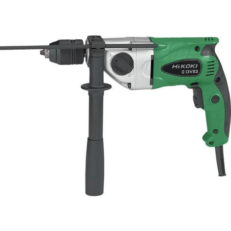 Perceuse 790W acier 13mm bois 40mm réversible mandrin autoserrant 13mm 2kg HIKOKI D13VB3LBZ