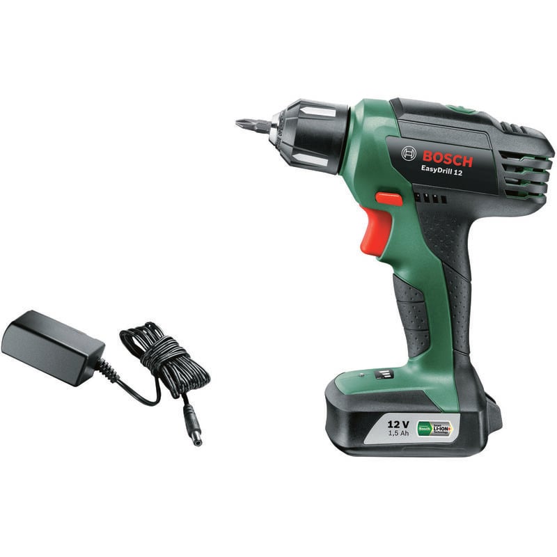 Easy drill 12 tournevis Bosch batterie au lithium 12V avec chargeur et embout