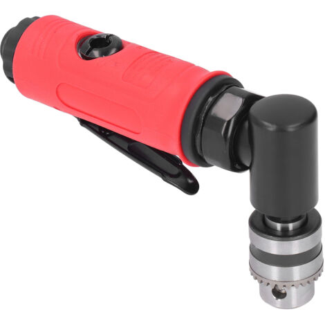 Perceuse à Air Comprimé 1/4" avec Embout Angulaire 90° pour Travaux en Espaces Confinés