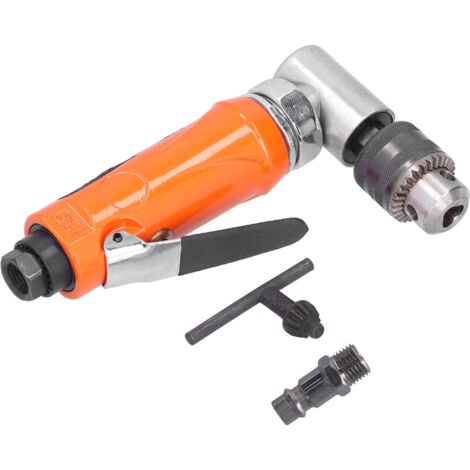Perceuse à air comprimé 90° avec tête coudée 1/4" (6mm) - Outil manuel style européen KP-555L