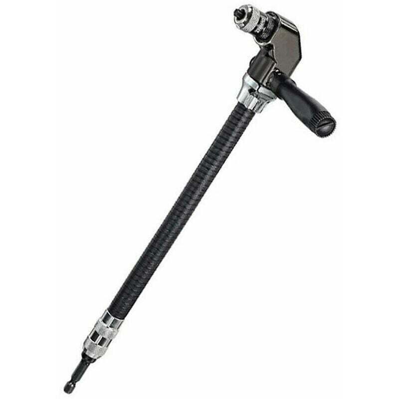 Perceuse à angle droit flexible 1/4/accessoire de tournevis pour le travail du bois