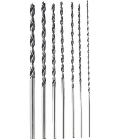Perceuse à bois à trois points étendue de 300 mm, jeu d'ouvre-trou de centrage pour le travail du bois 4-12 mm, 7 pièces, Ensoleillé