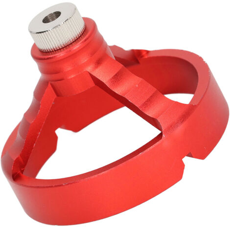 Perceuse à colonne multifonction 3 en 1, 6 douilles de centrage et guide perçage pour bois - Modèle rouge