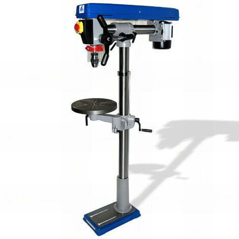 Perceuse à colonne radiale 16 mm 550 W – Vitesse 550 à 2500 tr/min – 5 vitesses – Table inclinable 45° pour perçage précis – Jean L'Ebeniste - PCR3116P