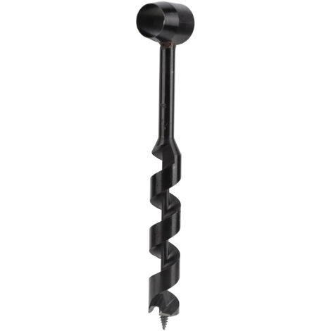 Perceuse à main manuelle noire portable et légère pour le travail du bois en extérieur, diamètre 25‑230mm