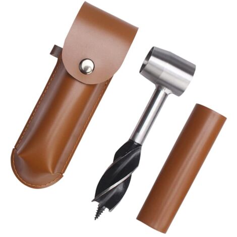Perceuse à Main pour le Travail du Bois Cle a Vis Manuelle Perceuse à Tarière Manuelle Foret à Bois Perforateur Foret à Main Polyvalente pour Extérieur Camping Bushcraft