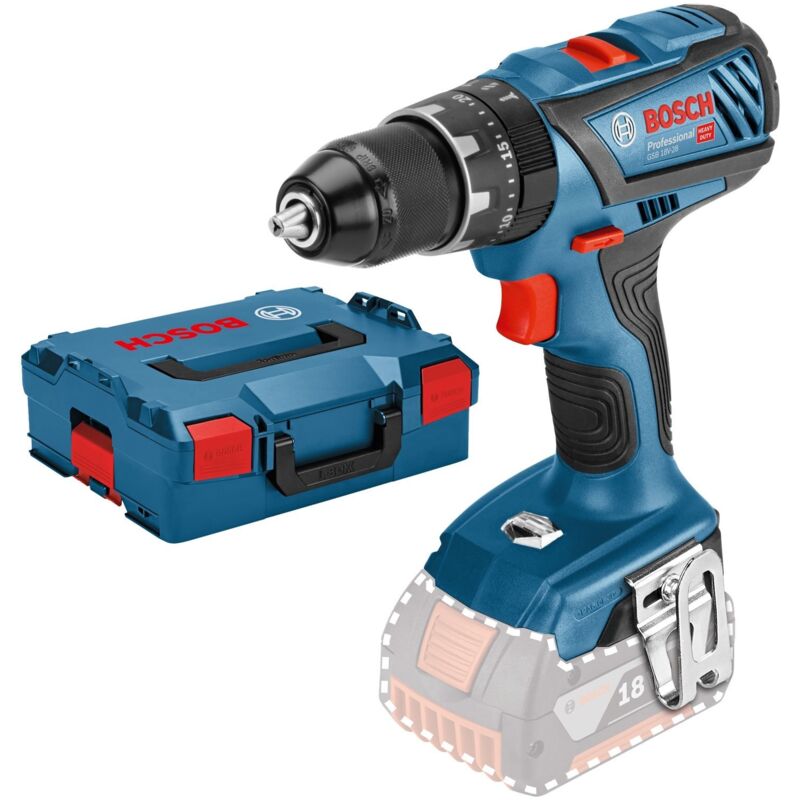 18V System Perceuse-visseuse à percussion sans fil gsb 18V-28 (couple dans les matériaux durs/tendres : 63/28 Nm, dans une l-boxx)