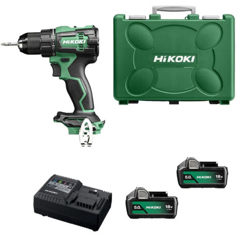 Perceuse à percussion 70Nm HIKOKI 18V 5.0Ah induction - 2 batteries + chargeur en coffret - DV18DBSLWJZ