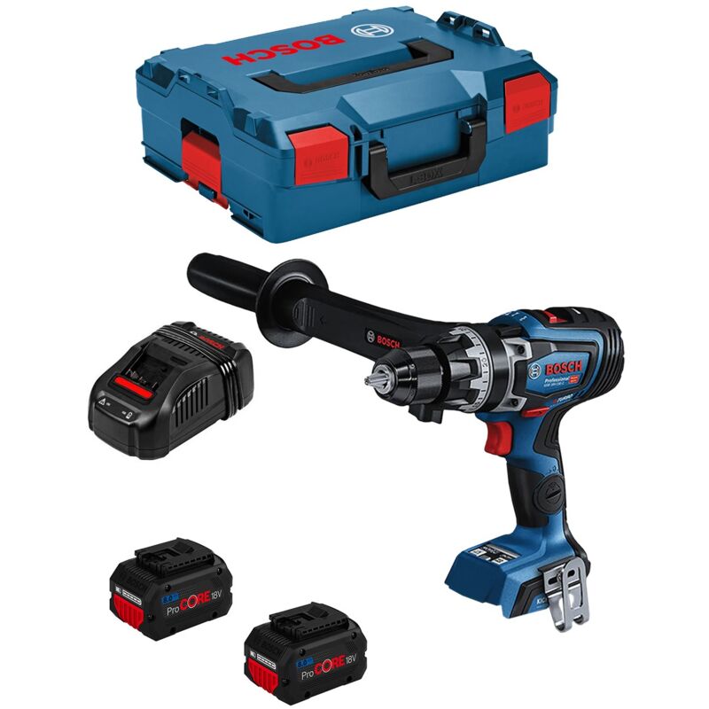 Perceuse à Percussion Bosch gsb 18V-150 c (2 x 8,0 Ah ProCORE GAL1880CV L-Boxx 136)