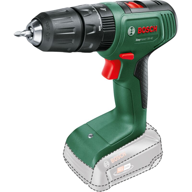 Perceuse-Visseuse À Percussion Bosch EasyImpact 18V-40 - 2 Vitesses - 40 Nm - vue 5