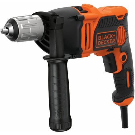 BLACK & DECKER Perceuse à percussion filaire - 54 400 cps/min 850W BLACK+DECKER BEH850-QS