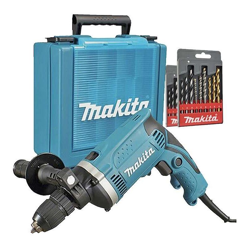 Perceuse à Percussion Makita HP1631KSP 710 w ø 13 mm