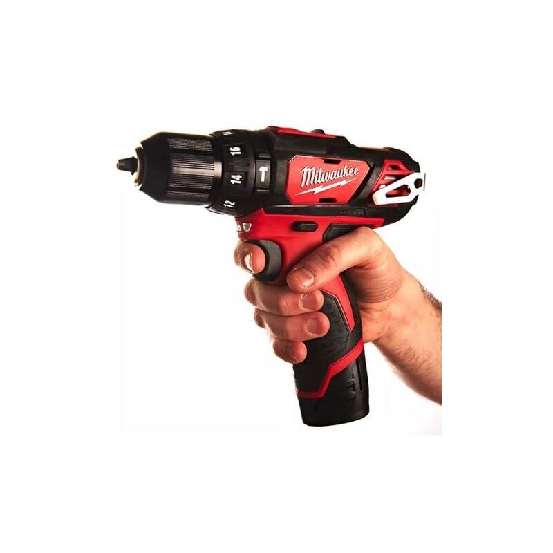 Perceuse à percussion 12V 2 vitesses 2Ah li-ion 30nm + 2 batteries m12 BPD-202C - 4933441940 - Milwaukee