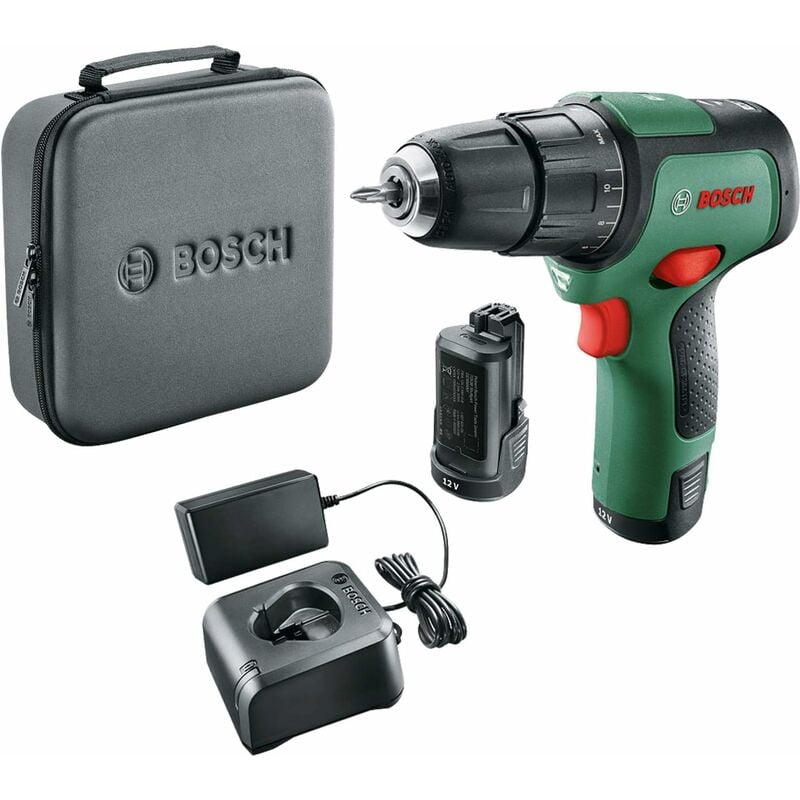 Perceuse à percussion sans fil EasyImpact 12 Brushless 2 batteries 2,0Ah - Bosch