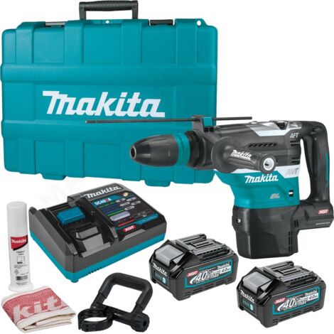 Perceuse à percussion sans fil Makita HR005GM202 8 0 J SDS-Max 40 V 2x4 0 Ah accu.