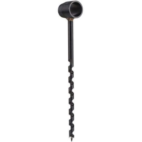 Perceuse à tarière manuelle noire haute dureté légère perceuse de survie portable pour le travail du bois sauvage 10-230mm/0.39-9.06in Autre outil du menuisier