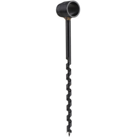 Perceuse à tarière manuelle noire haute dureté légère perceuse de survie portable pour le travail du bois sauvage 10-230mm/0.39-9.06in Autre outil du menuisier