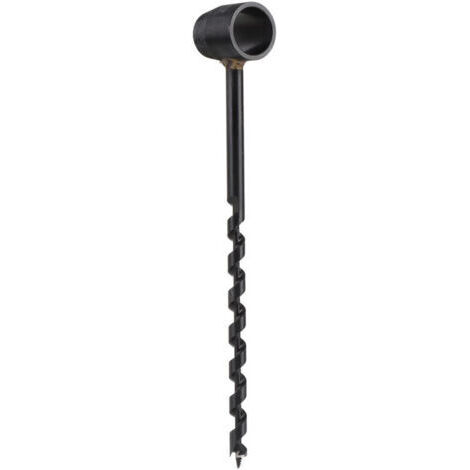 Perceuse à tarière manuelle noire haute dureté légère perceuse de survie portable pour le travail du bois sauvage 10-230mm/0.39-9.06in Autre outil du menuisier