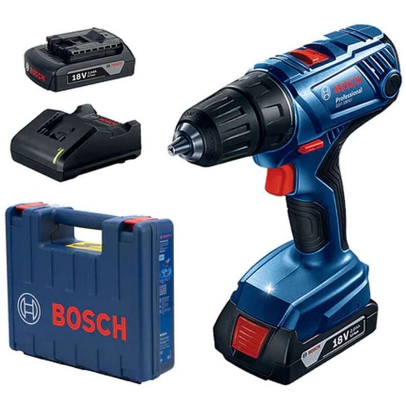 Outillage - Visseuse sans fil 18 v, 2 batteries 2,0 Ah, chargeur 06019H5000 - Bosch