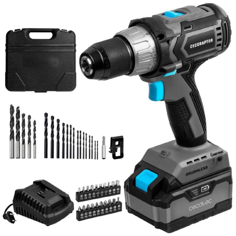 Cecotec - Perceuse Cecoraptor Perfect Drill 4020 Brushless Ultra