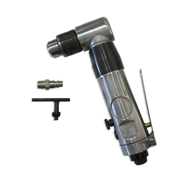 JBM - Perceuse pneumatique réversible de 3/8 po avec angle de 90° (1 500 tr/min) 52527