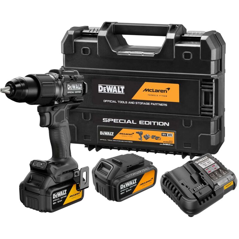 Perceuse Dewalt Batterie McLaren DCD86MP2T QW 18V 5Ah