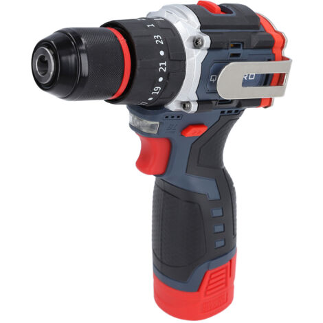 Perceuse électrique au lithium, rechargeable, sans fil, sans balais, portable, avec mandrin à cliquet métallique, prise UE 100-240 V