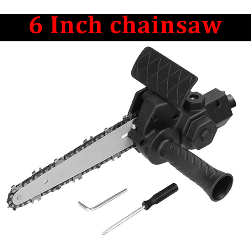 Perceuse électrique de 6 pouces modifiée pour accessoire d'outil de tronçonneuse électrique Accessoire de tronçonneuses électriques Ensemble d'outils