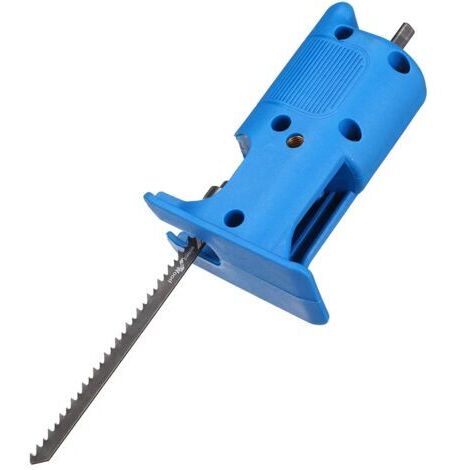 Perceuse électrique modifiée scie électrique scie alternative électrique perceuse électrique pour scie sauteuse outil de coupe pour le travail du bois - Bleu