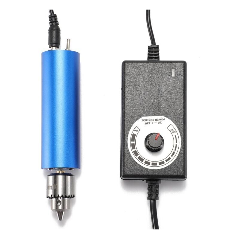 Perceuse électrique portative à vitesse réglable en continu