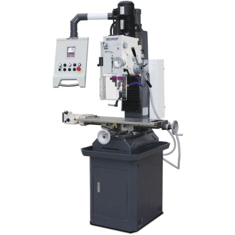 Perceuse-fraiseuse X 560 mm Y 195 mm Z 350 mm CM4/M16 1,5 kW 400V avance de perçage longitudinal vitesses variables Optimill MB4PV 400V