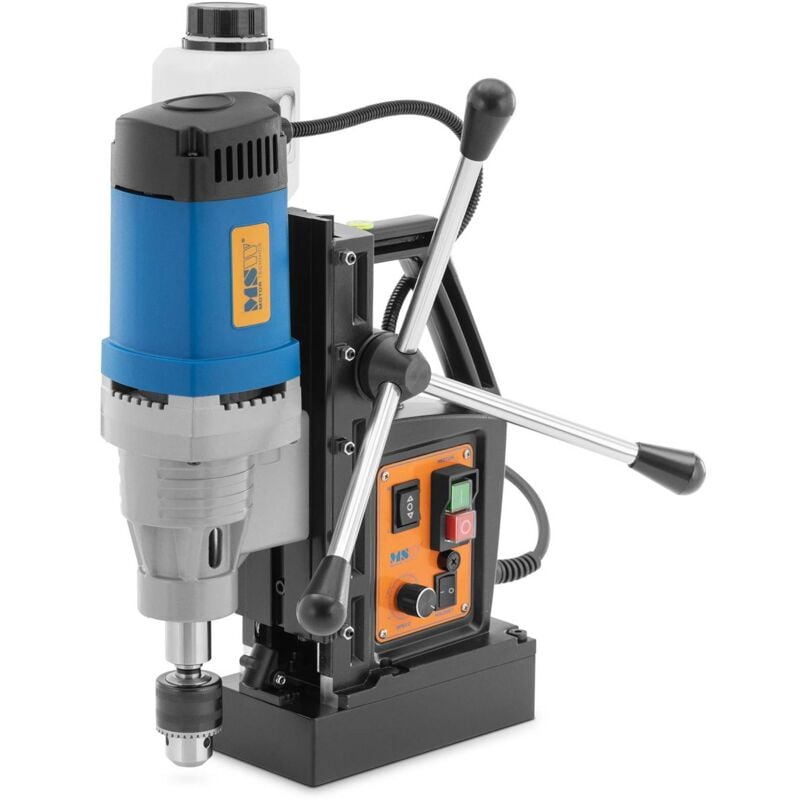 MSW - Perceuse magnétique - 1300 w - 475 tr/min - laser Perceuse aimantée Perceuse à colonne magnétique